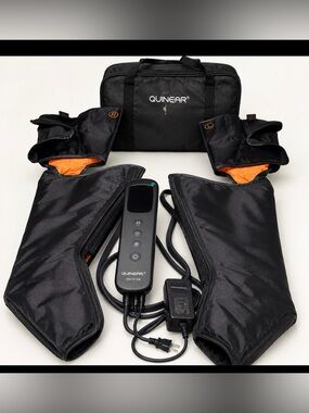QUINEAR Air Compression Leg Massager with Heat QN-073A Full Leg Foot Calf
